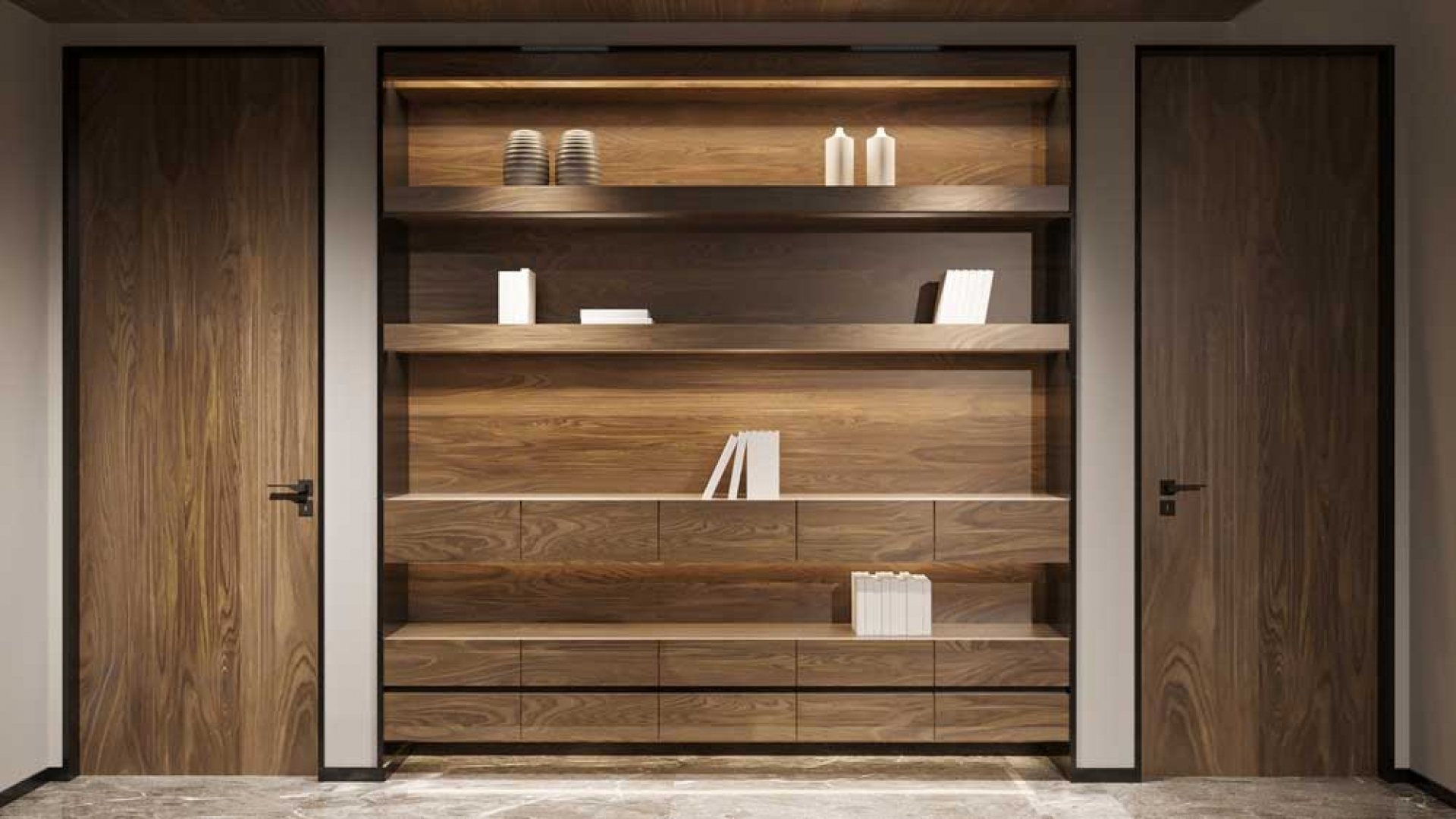 A szekrénysor az otthos nappali bútora