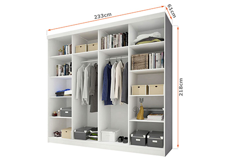 Akciós Multi32 233 cm gardróbszekrény +ingyenes kiszállítás RR