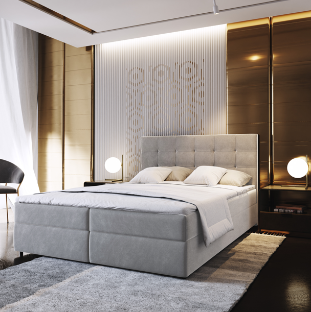 Akciós Lorenzo Boxspring ágy +ajándék fedőmatrac +ingyenes kiszállítás RR