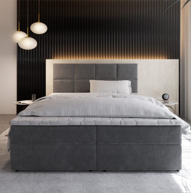 Akciós Léna boxspring ágy + ajándék fedőmatrac +ingyenes kiszállítás RR
