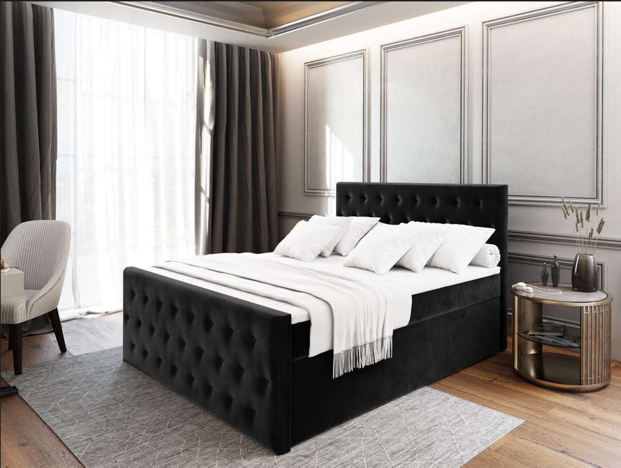 Akciós Fondi boxspring ágy + ajándék fedőmatrac +ingyenes kiszállítás RR