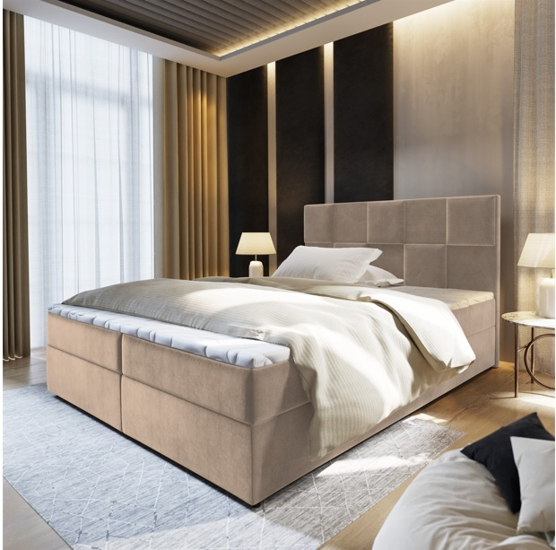 Akciós Prata boxspring ágy +ajándék fedőmatrac +ingyenes kiszállítás RR