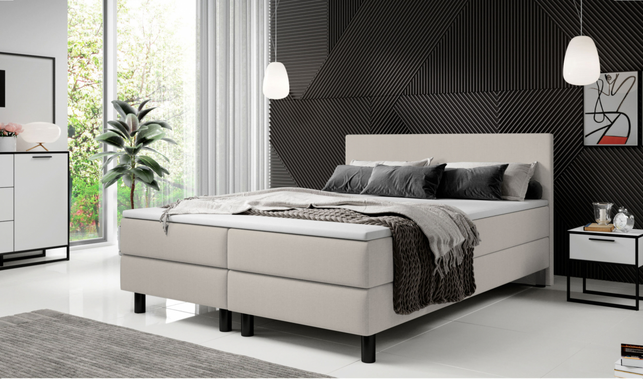 Akciós Bonito boxspring ágy + ajándék fedőmatrac +ingyenes kiszállítás RR