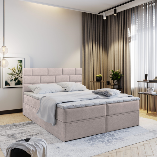Akciós Arinos boxspring ágy +ajándék fedőmatrac RR