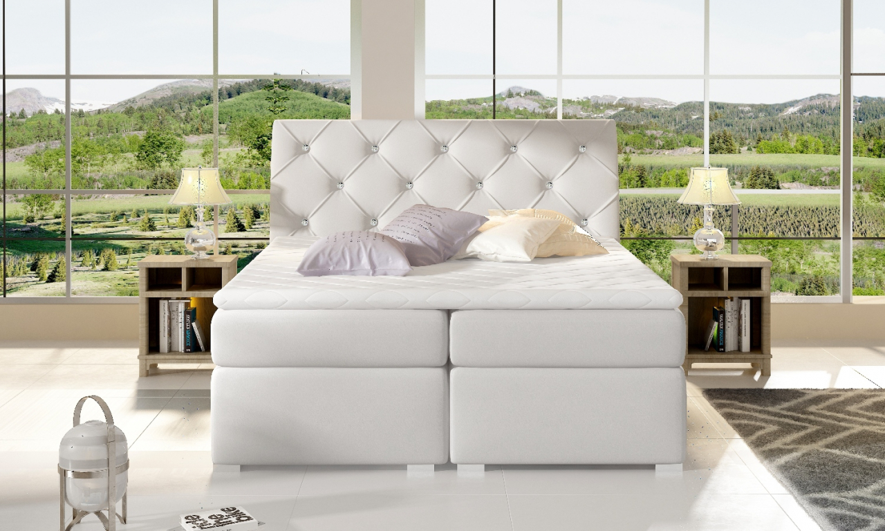 Balvin BOXSPRING ágy +ajándék fedőmatrac +ingyenes kiszállítás RR