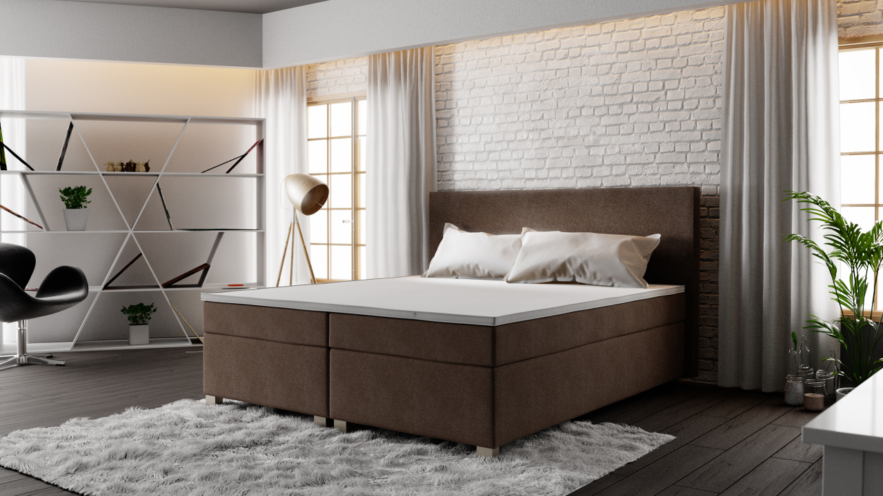 Akciós Simple boxspring ágy + ajándék fedőmatrac