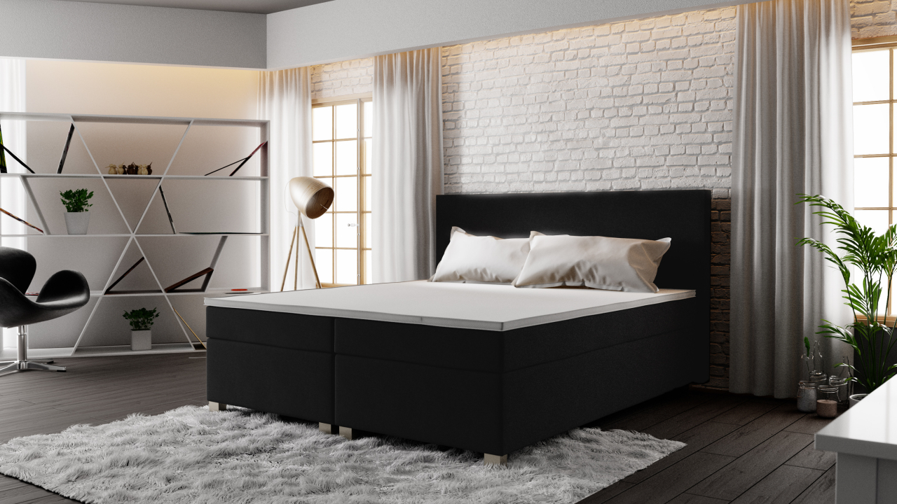 Akciós Simple boxspring ágy + ajándék fedőmatrac