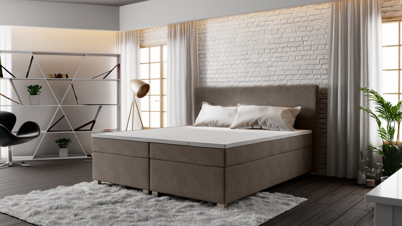 Akciós Simple boxspring ágy + ajándék fedőmatrac