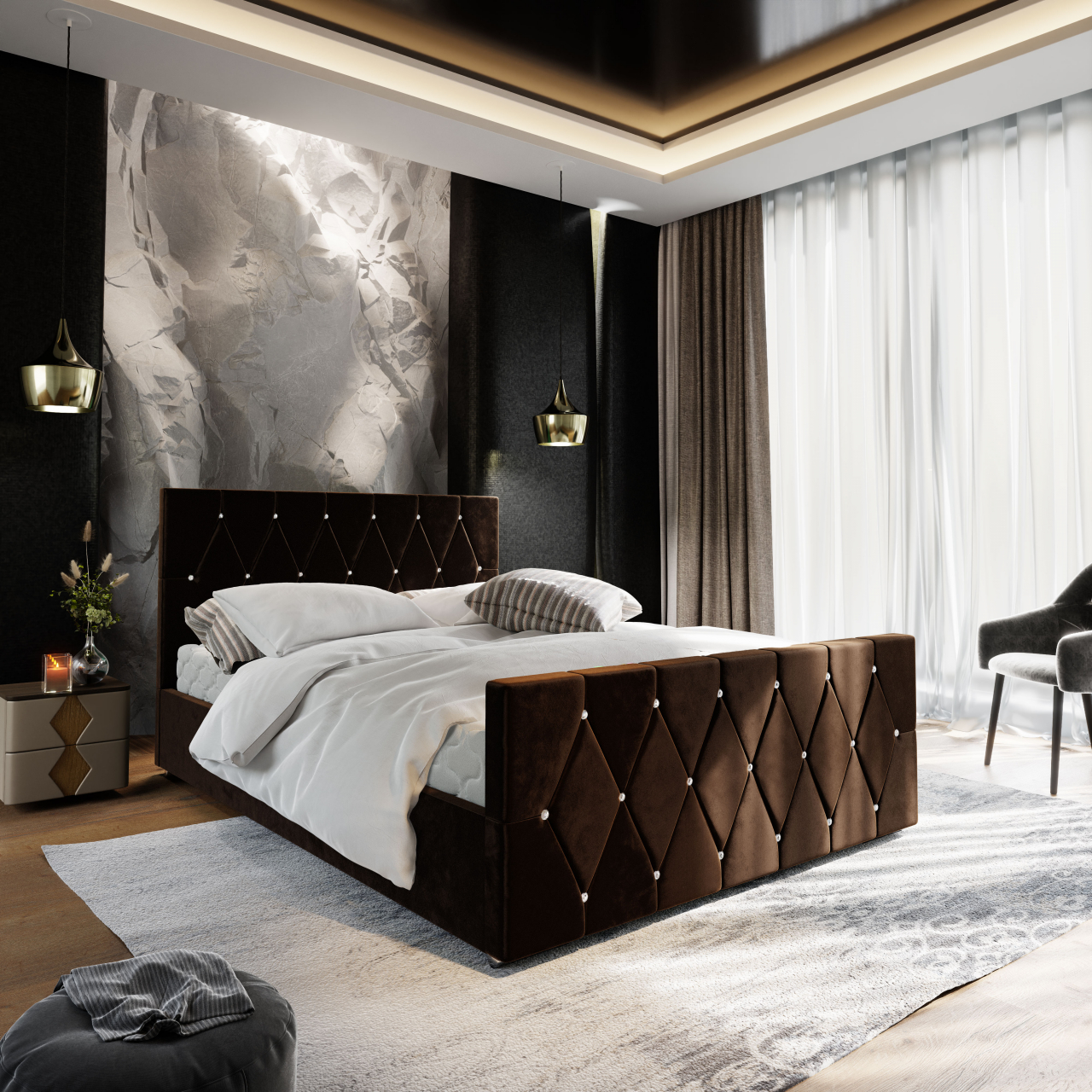 Akciós Ivo franciaágy +ingyenes kiszállítás RR