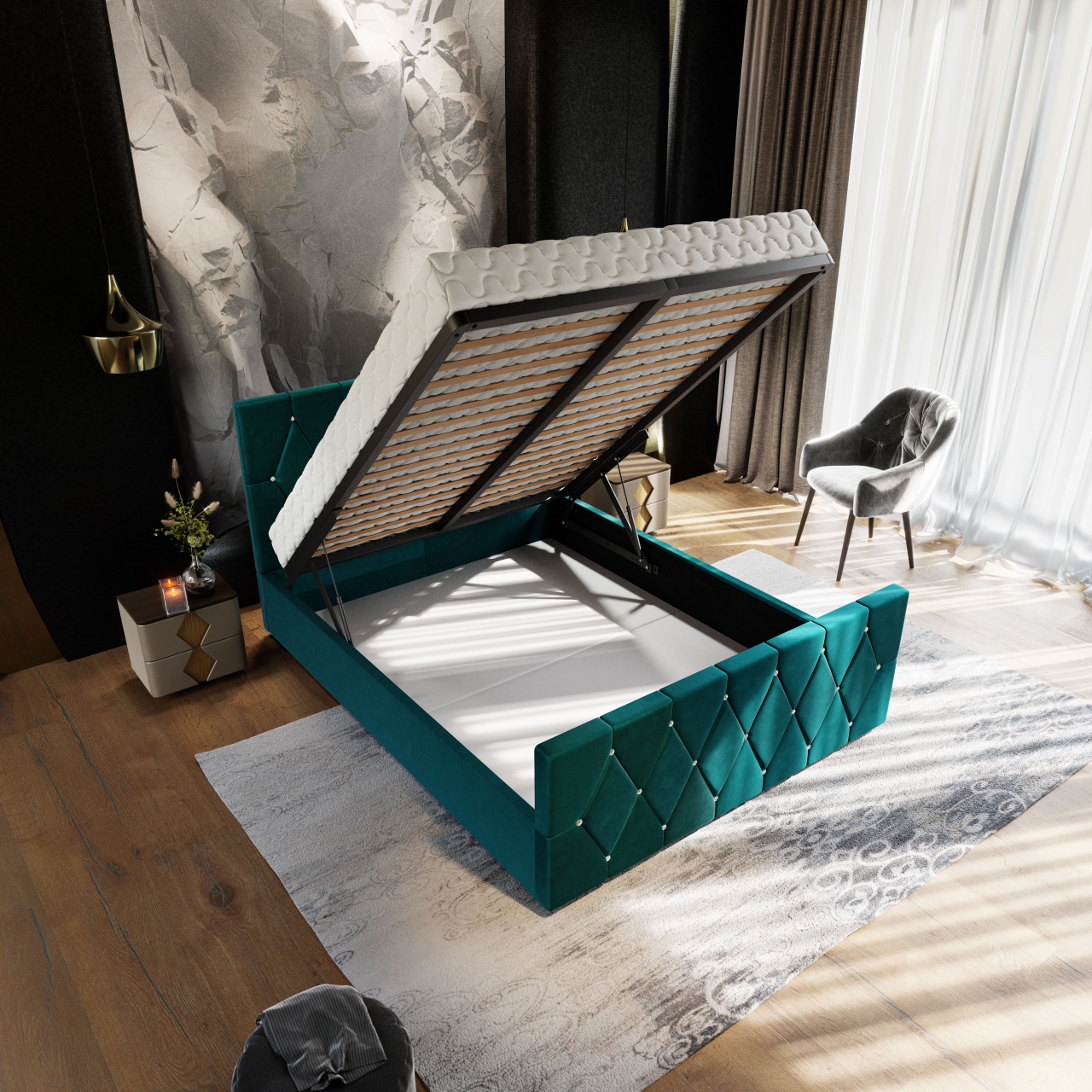 Akciós Ivo franciaágy +ingyenes kiszállítás RR