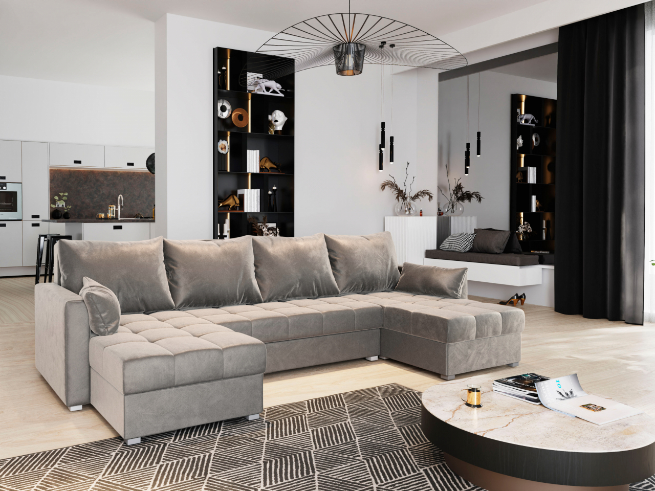 Akciós Nako U sarokkanapé +ingyenes kiszállítás RR