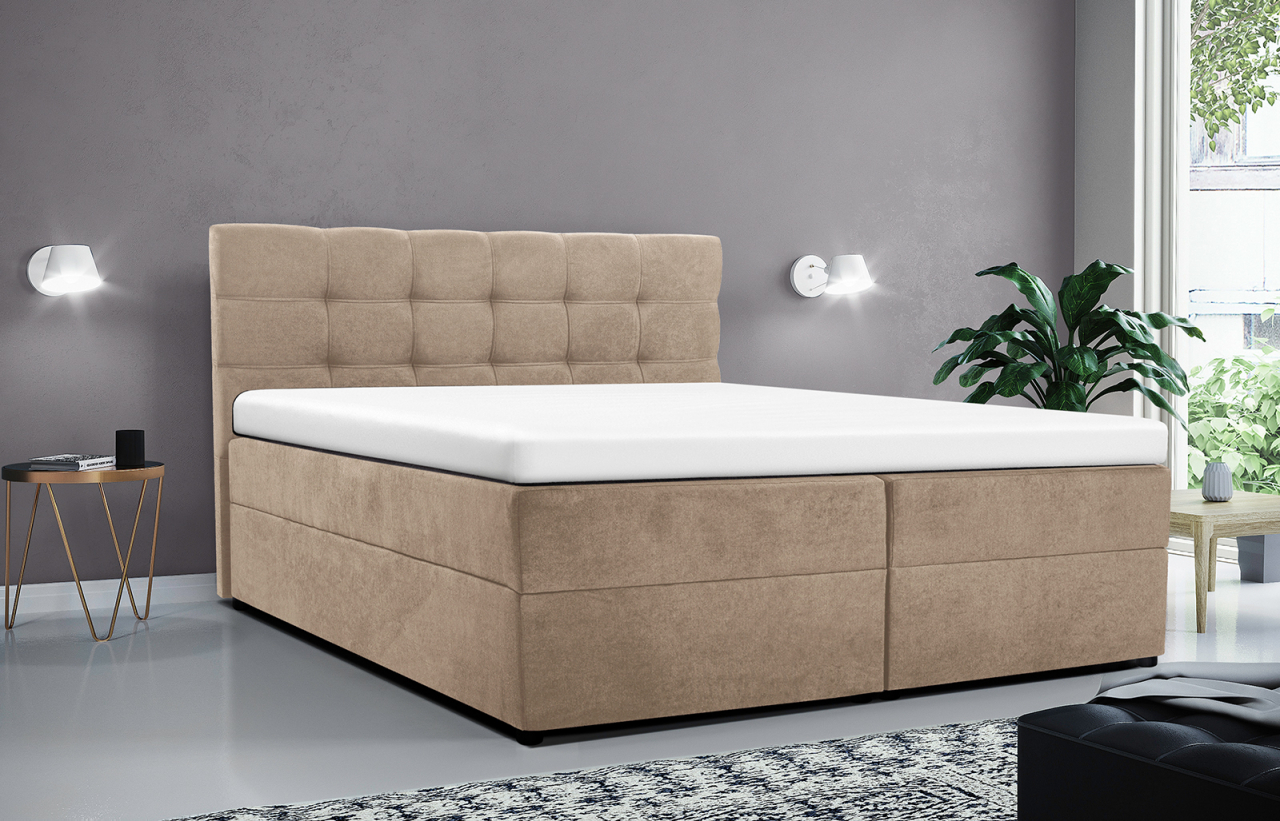 Akciós Faro boxspring ágy +ajándék fedőmatrac +ingyenes kiszállítás RR
