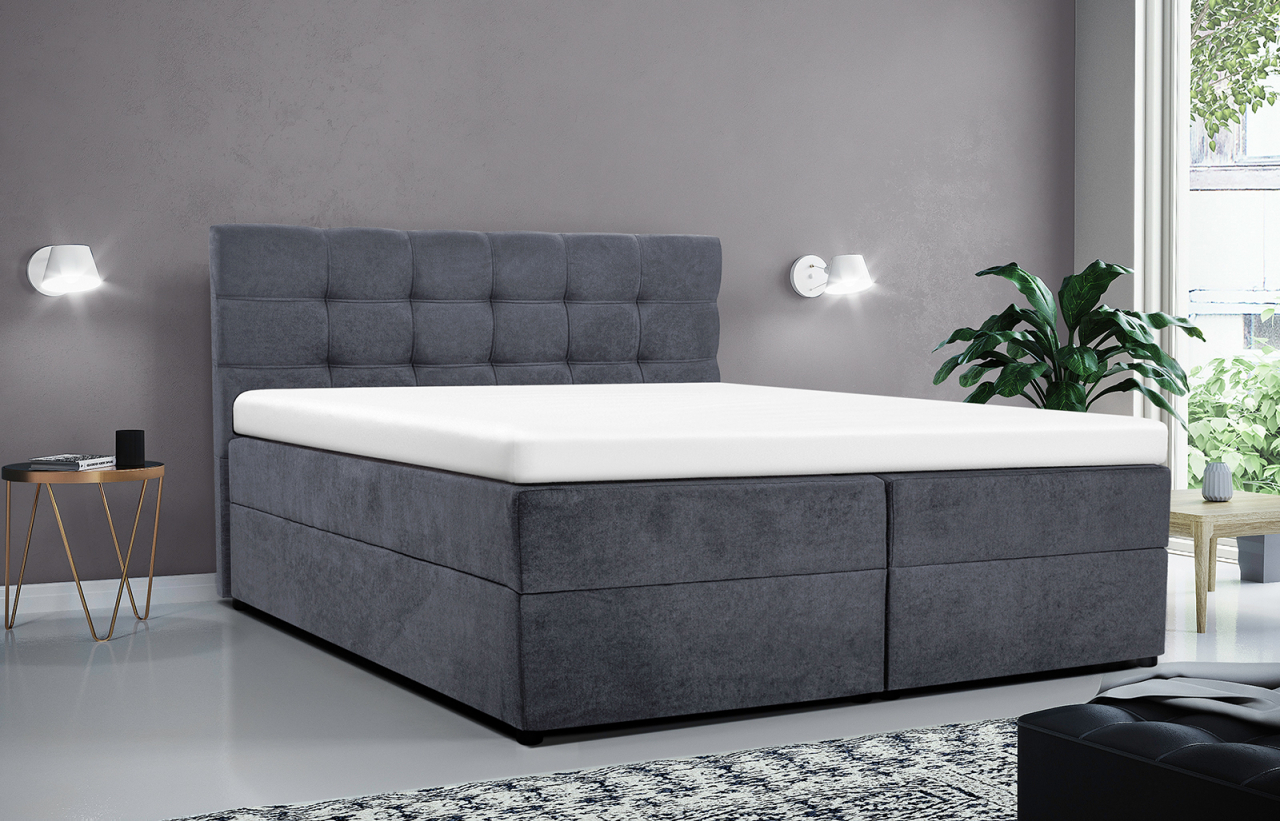 Akciós Faro boxspring ágy +ajándék fedőmatrac +ingyenes kiszállítás RR