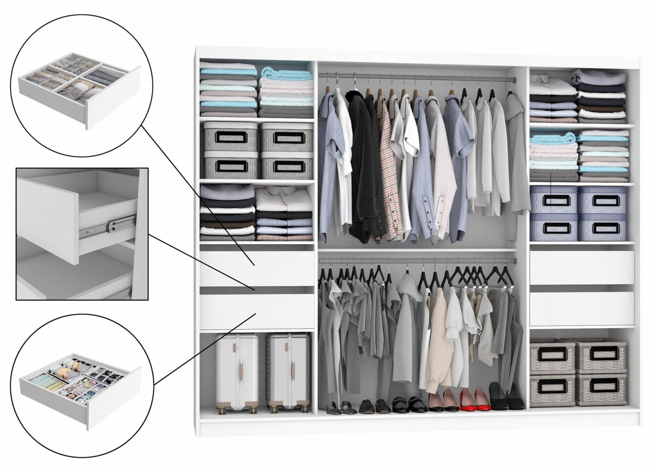 Akciós Diego gardróbszekrény +ingyenes kiszállítás RR