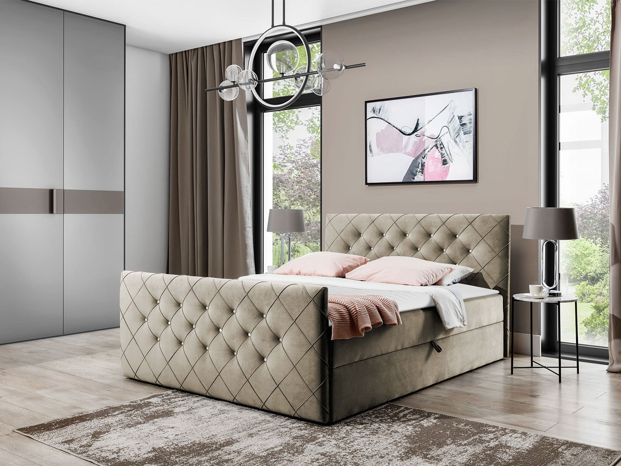 Akciós Divalo boxspring ágy +ajándék fedőmatrac RR