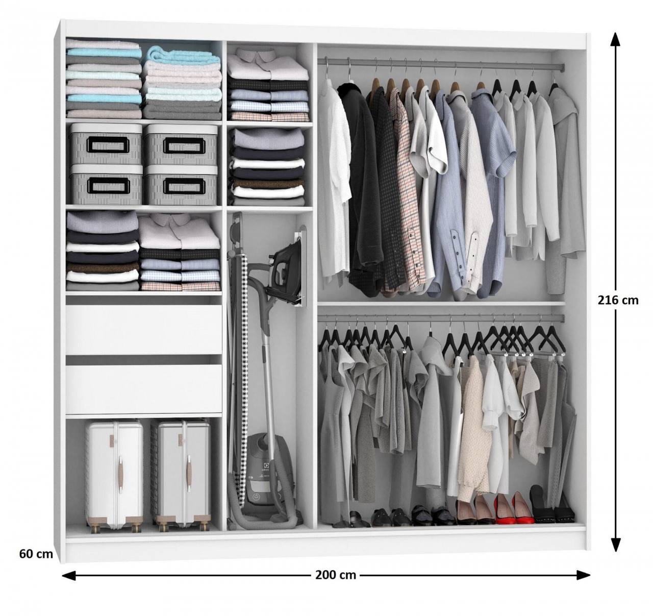 Akciós Nataly gardróbszekrény +ingyenes kiszállítás RR