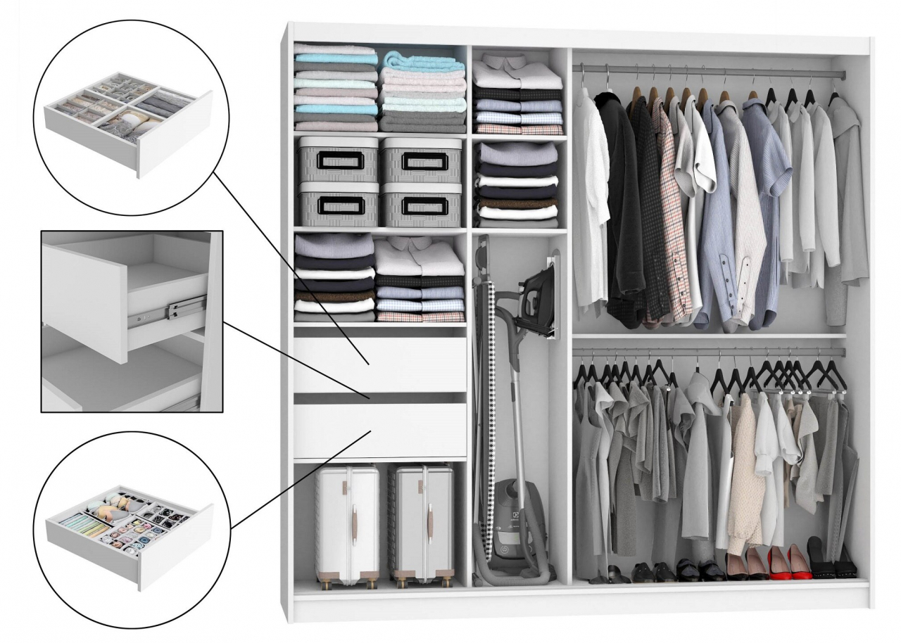 Akciós Nataly gardróbszekrény +ingyenes kiszállítás RR