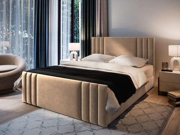 Akciós Kanes boxspring ágy + ajándék fedőmatrac + ingyenes kiszállítás