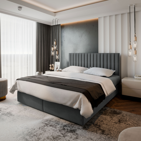 Akciós Bresel boxspring ágy +ajándék fedőmatrac +ingyenes kiszállítás RR