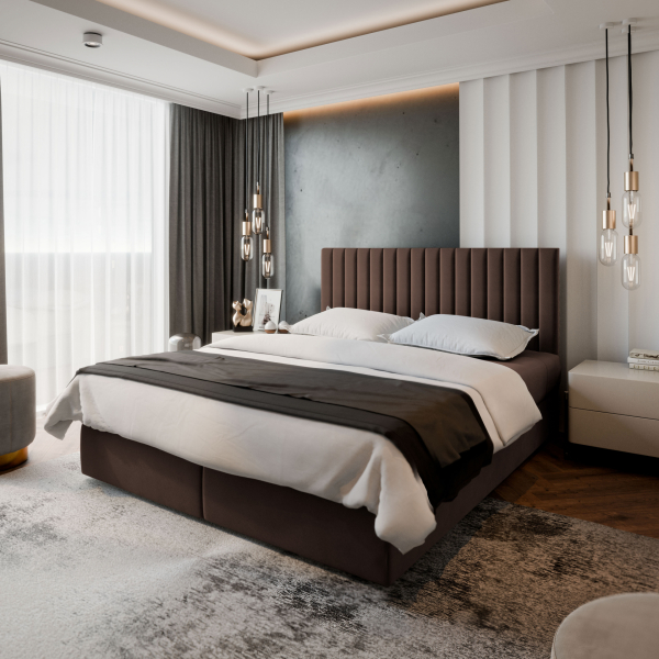 Akciós Bresel boxspring ágy +ajándék fedőmatrac +ingyenes kiszállítás RR