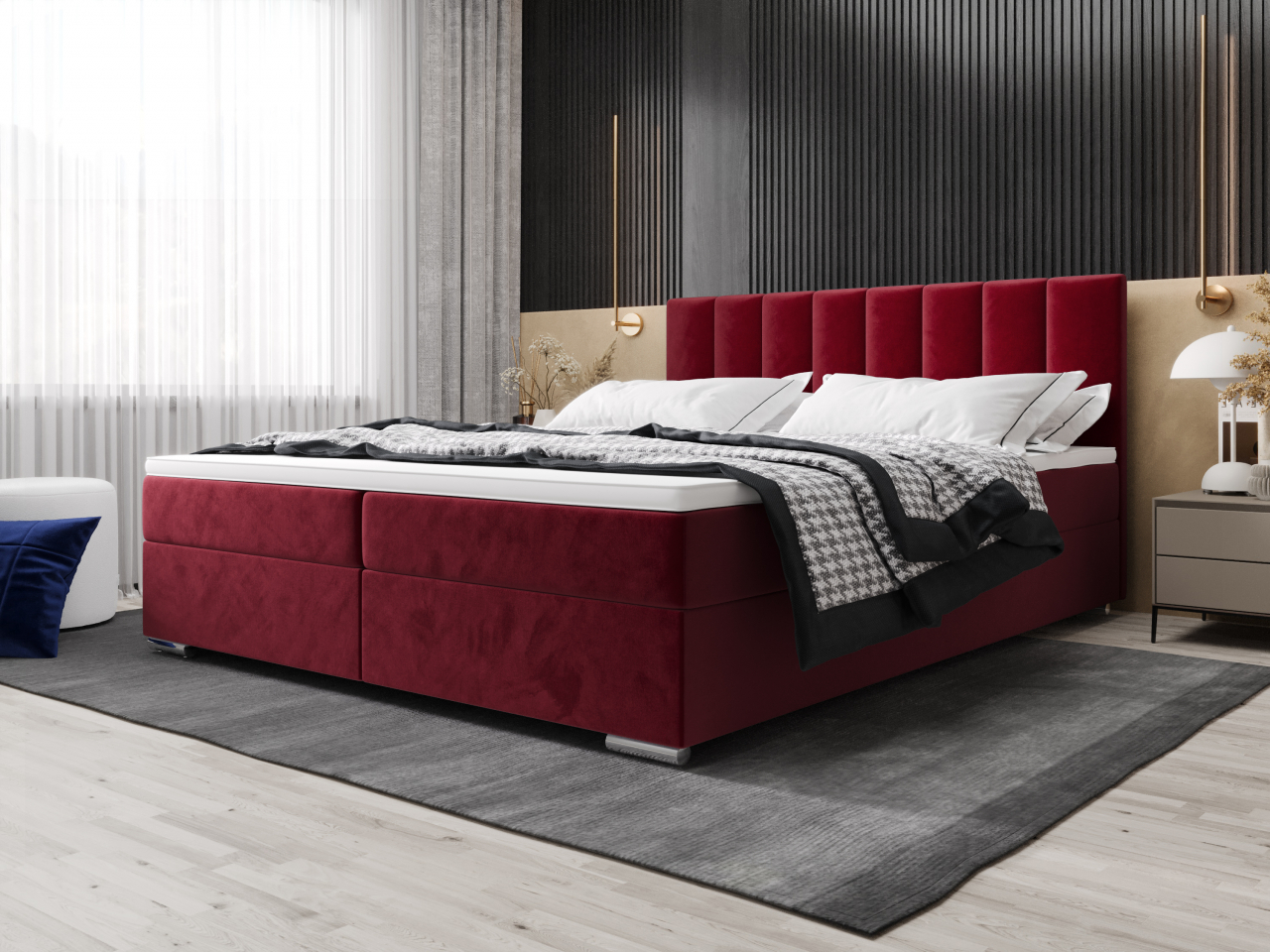 Akciós Zako2 boxspring ágy  +ajándék fedőmatrac +ingyenes kiszállítás