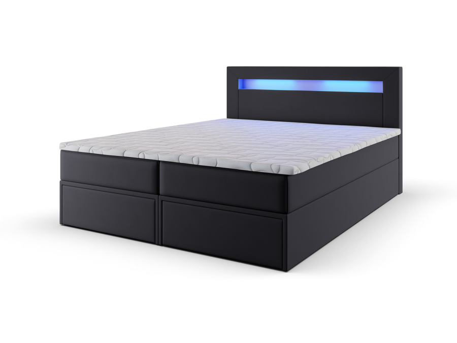 Akciós Land boxspring ágy +ajándék fedőmatrac +ingyenes kiszállítás RR