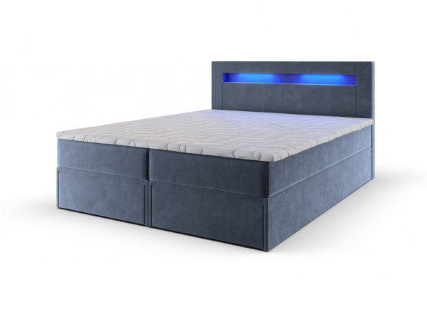 Akciós Land boxspring ágy +ajándék fedőmatrac +ingyenes kiszállítás RR