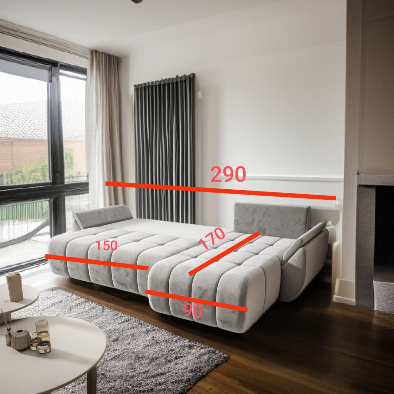 Akciós Tokyo sarokkanapé +ingyenes kiszállítás