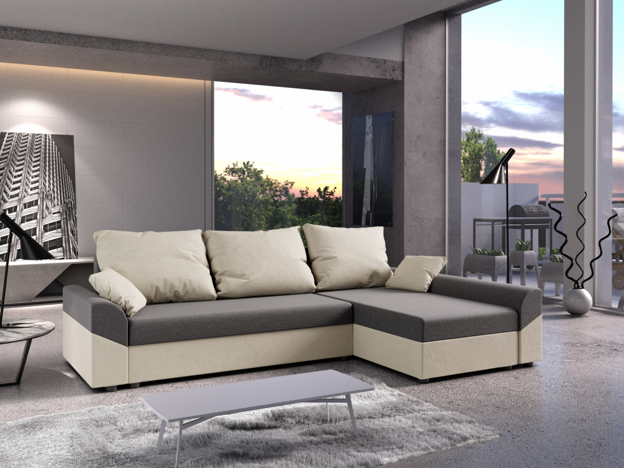 Akciós Denver sarokkanapé +ingyenes kiszállítás RR