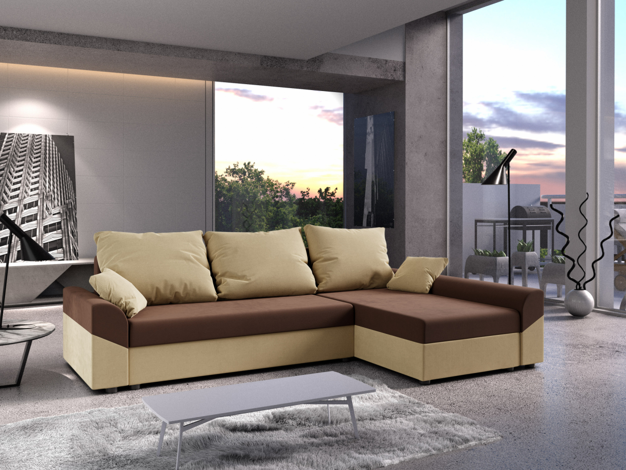 Akciós Denver sarokkanapé +ingyenes kiszállítás RR