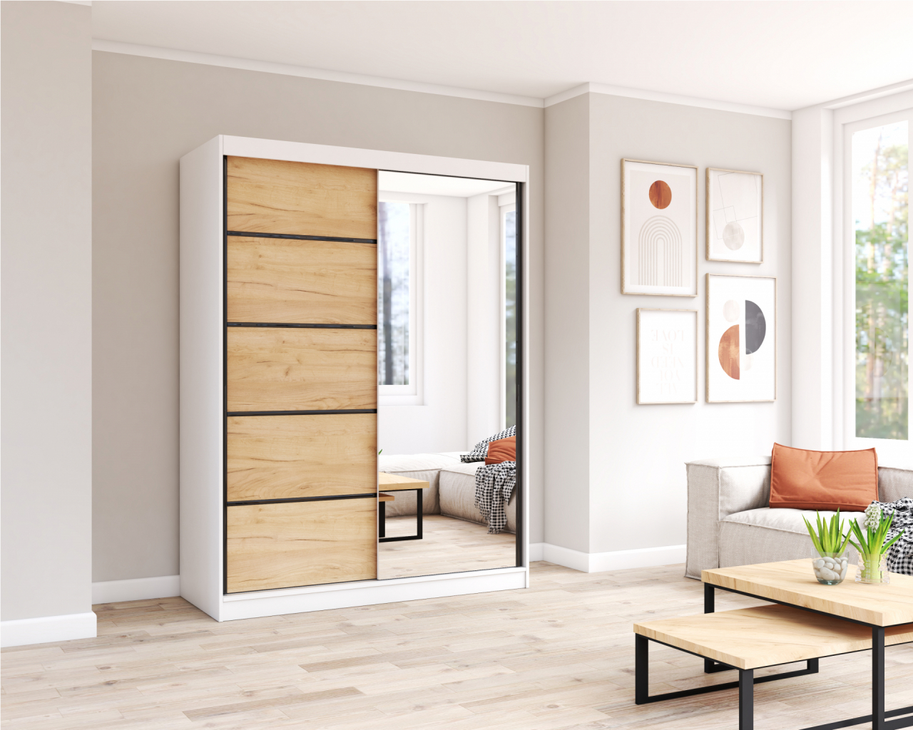 Akciós Vista05 A 150 cm gardróbszekrény +ingyenes kiszállítás RR