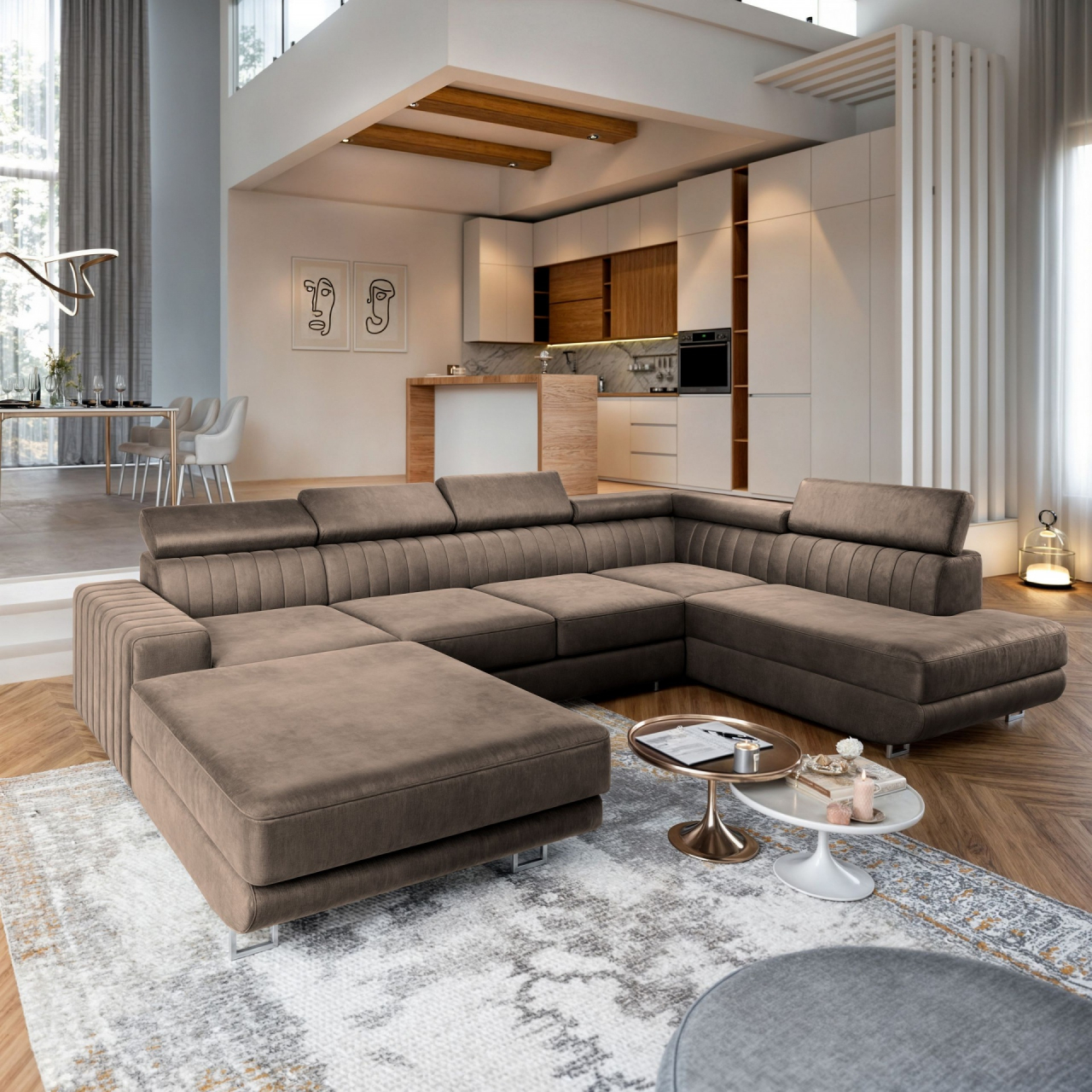 Akciós Siena U sarokkanapé +ingyenes kiszállítás RR