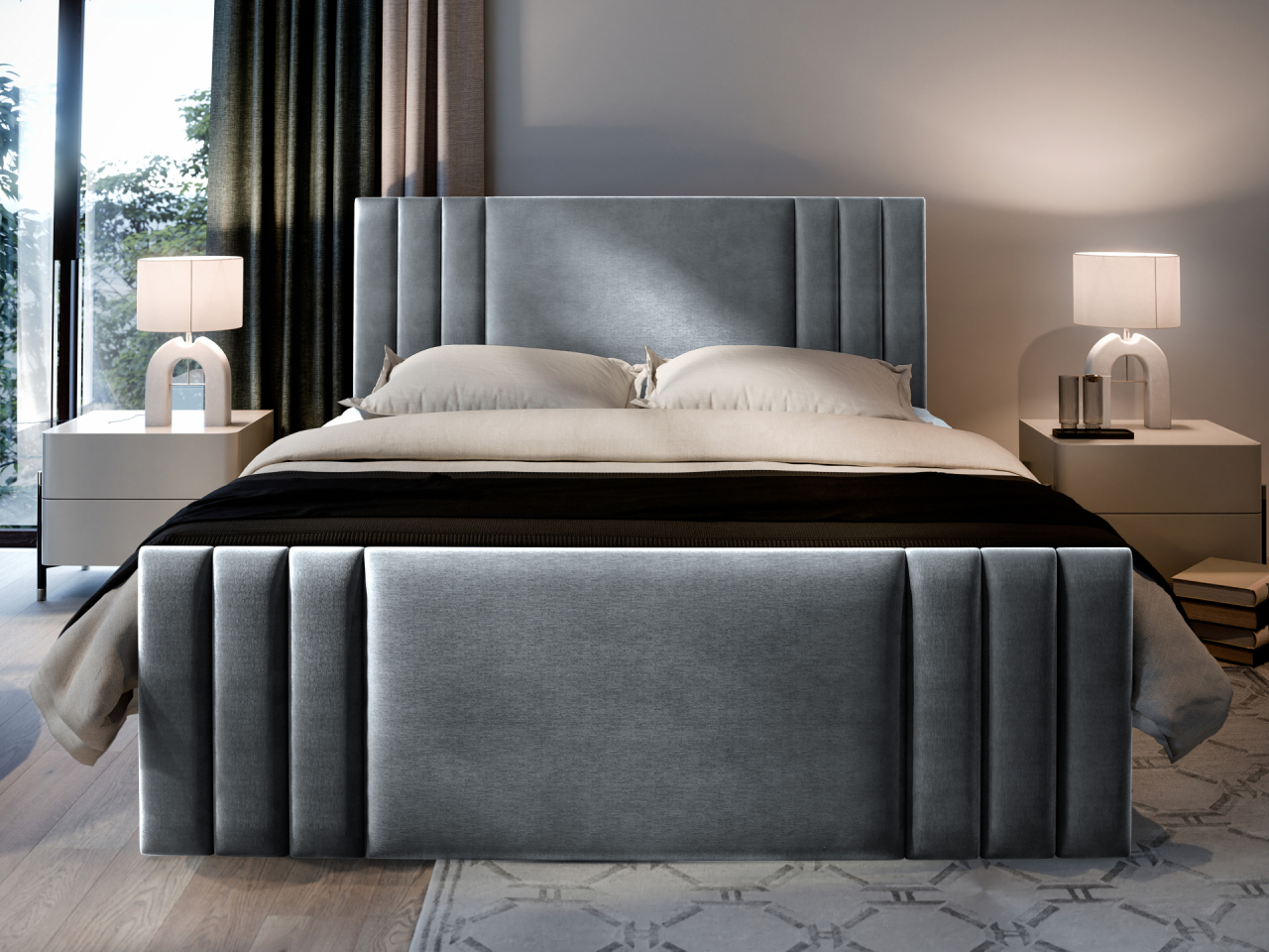 Akciós Kanes boxspring ágy + ajándék fedőmatrac + ingyenes kiszállítás RR