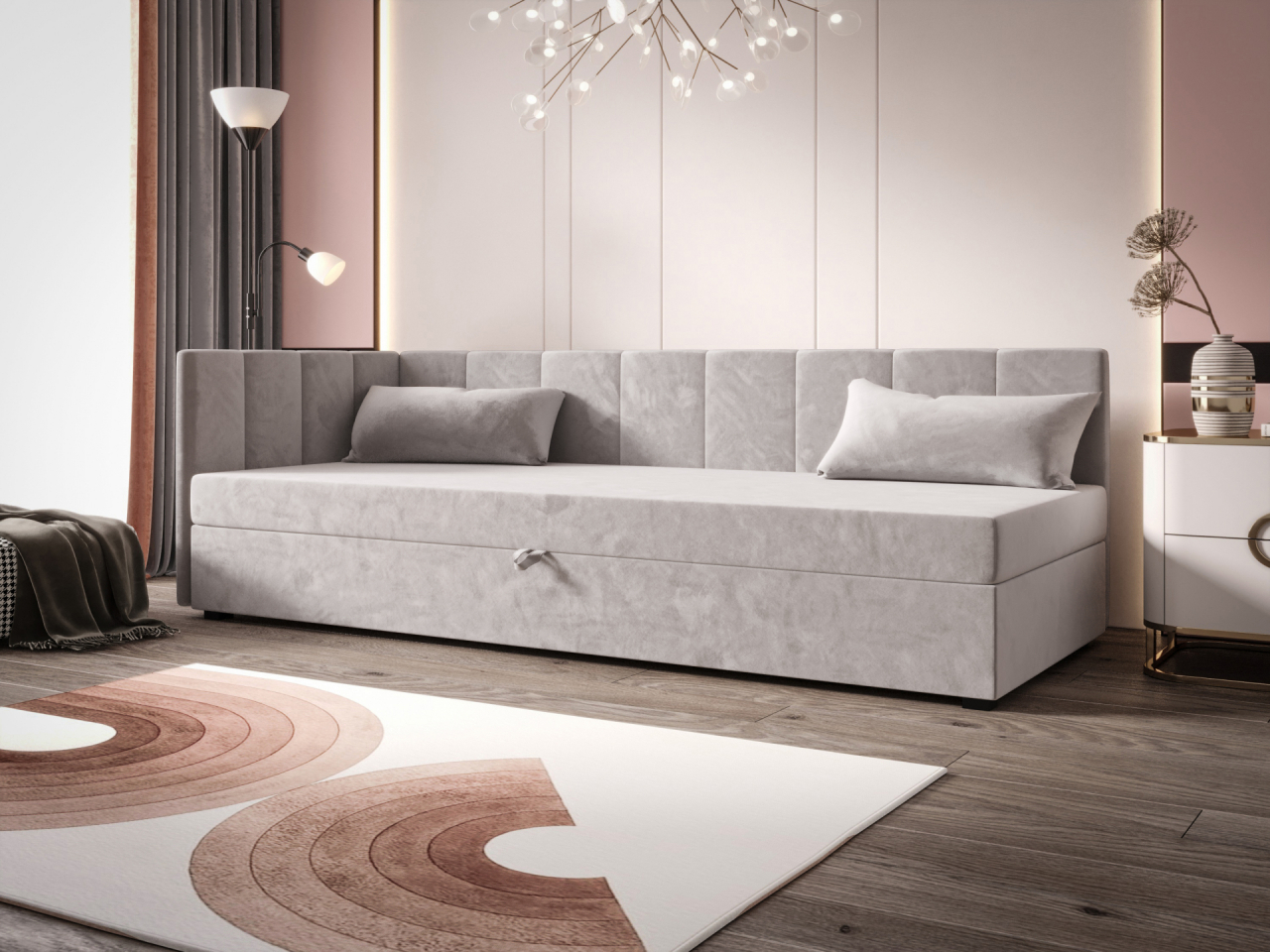 Akciós Adel Plus saroktámlás heverő +ingyenes kiszállítás RR