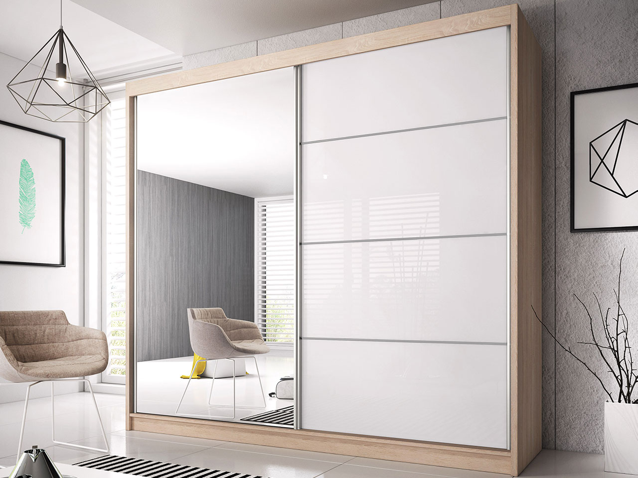 Akciós Multi35 203 cm gardróbszekrény +ingyenes kiszállítás