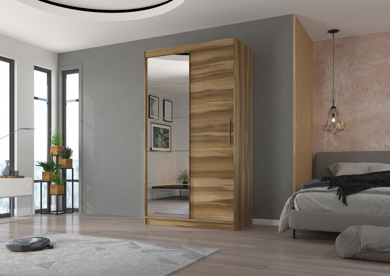 Akciós Esti 120 cm gardróbszekrény +ingyenes kiszállítás
