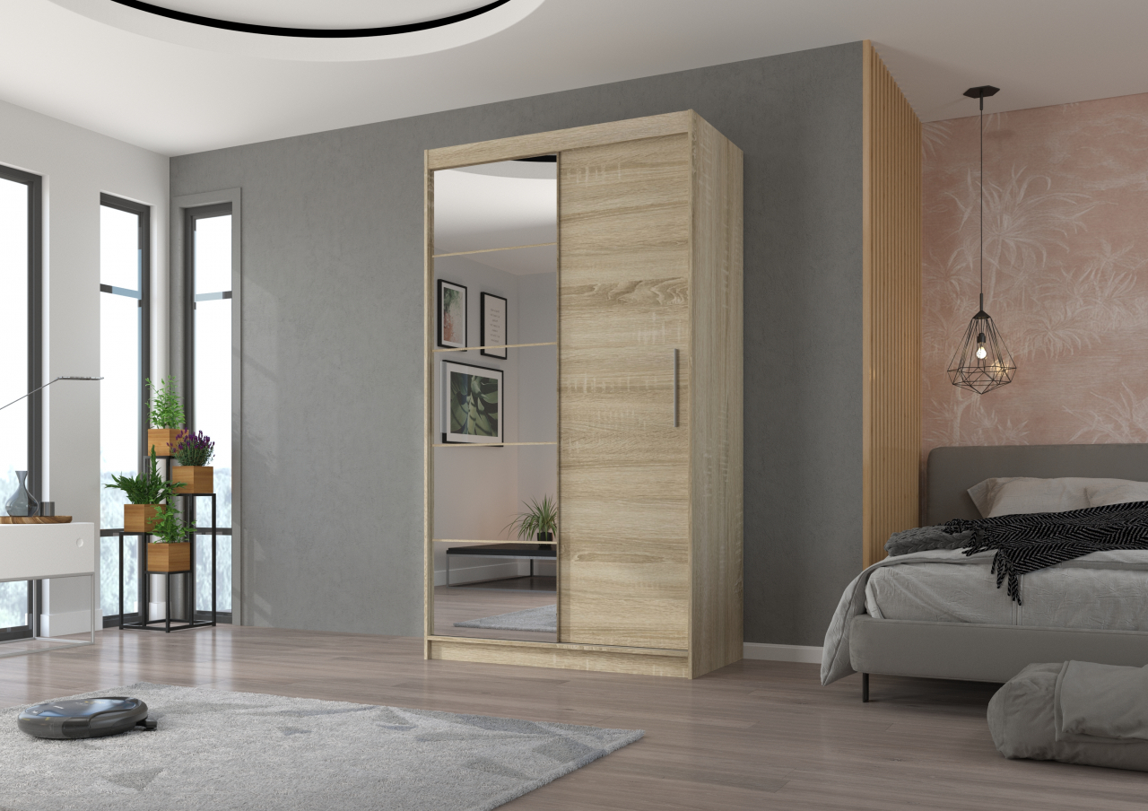 Akciós Esti 120 cm gardróbszekrény +ingyenes kiszállítás