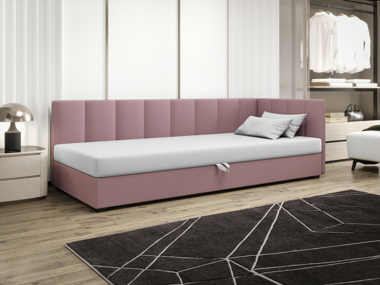 Akciós Zika Plus saroktámlás heverő +ingyenes kiszállítás RR