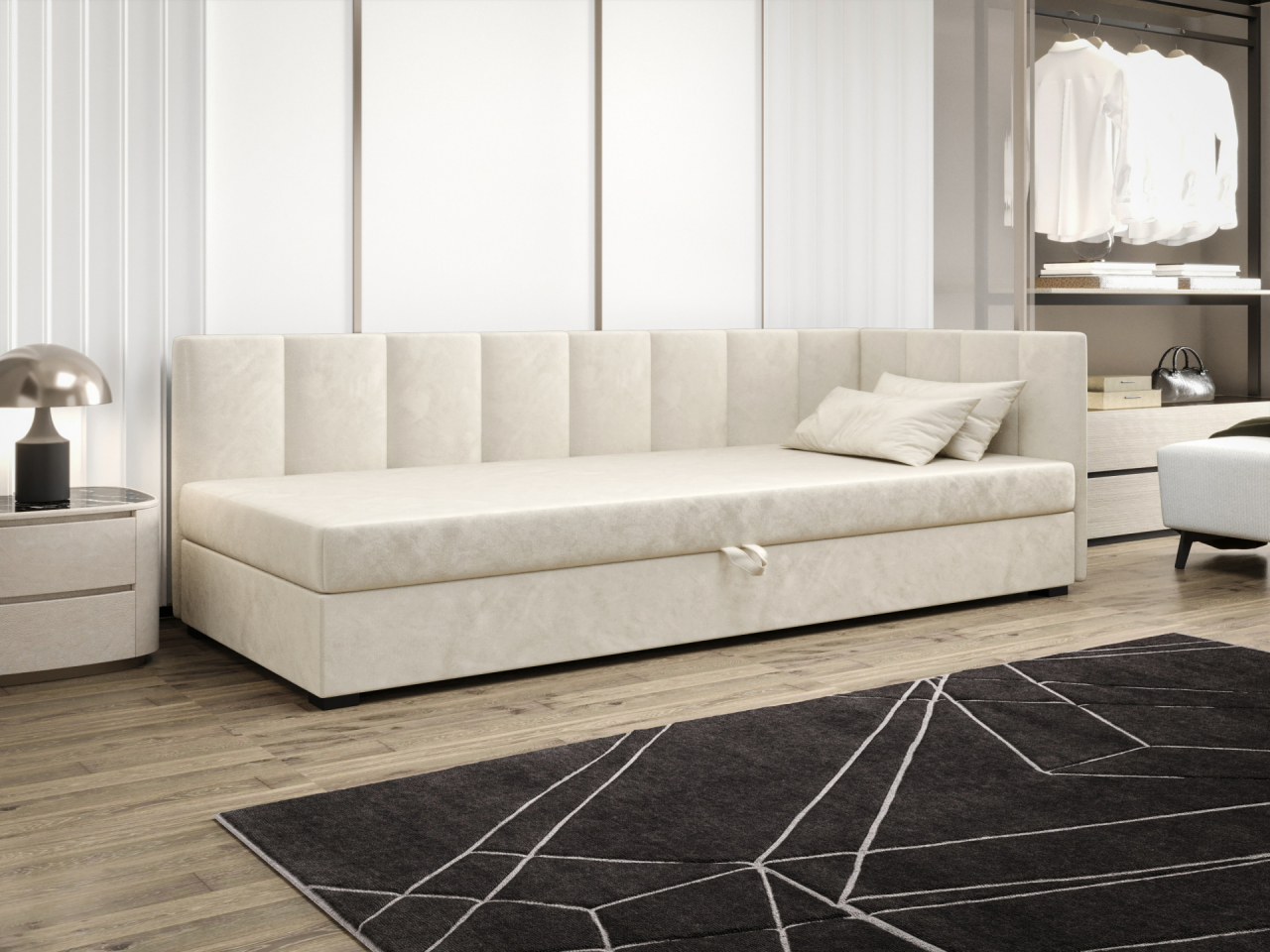 Akciós Zika Plus saroktámlás heverő +ingyenes kiszállítás RR