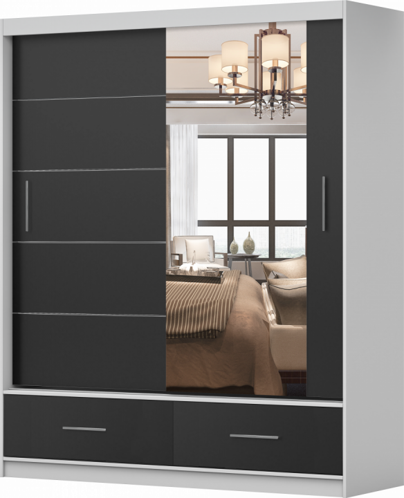 Akciós Florence 200 cm gardróbszekrény +ingyenes kiszállítás RR