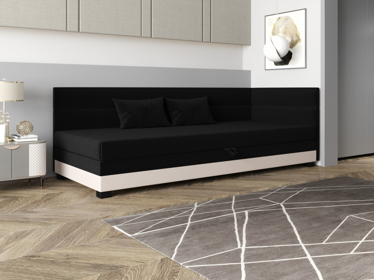 Akciós Marco Plus saroktámlás heverő +ingyenes kiszállítás RR