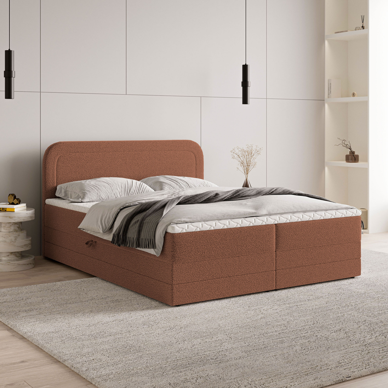 Akciós Armel NON boxspring ágy +ajándék fedőmatrac +ingyenes kiszállítás