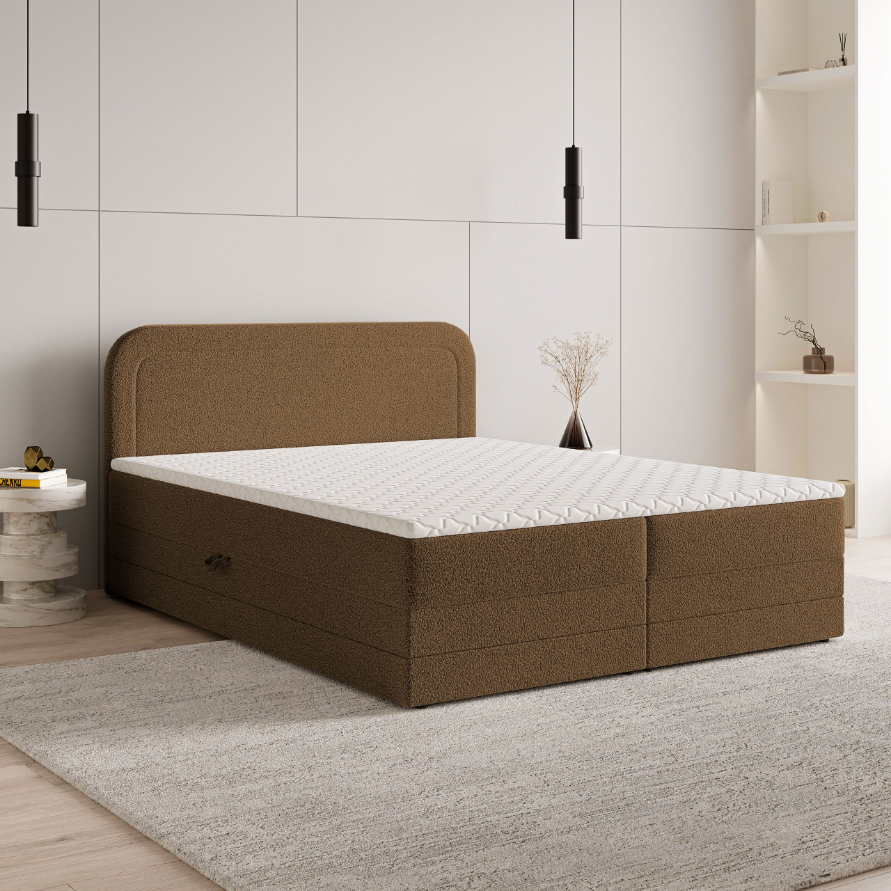 Akciós Armel NON boxspring ágy +ajándék fedőmatrac +ingyenes kiszállítás