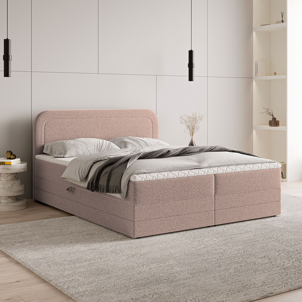 Akciós Armel NON boxspring ágy +ajándék fedőmatrac +ingyenes kiszállítás