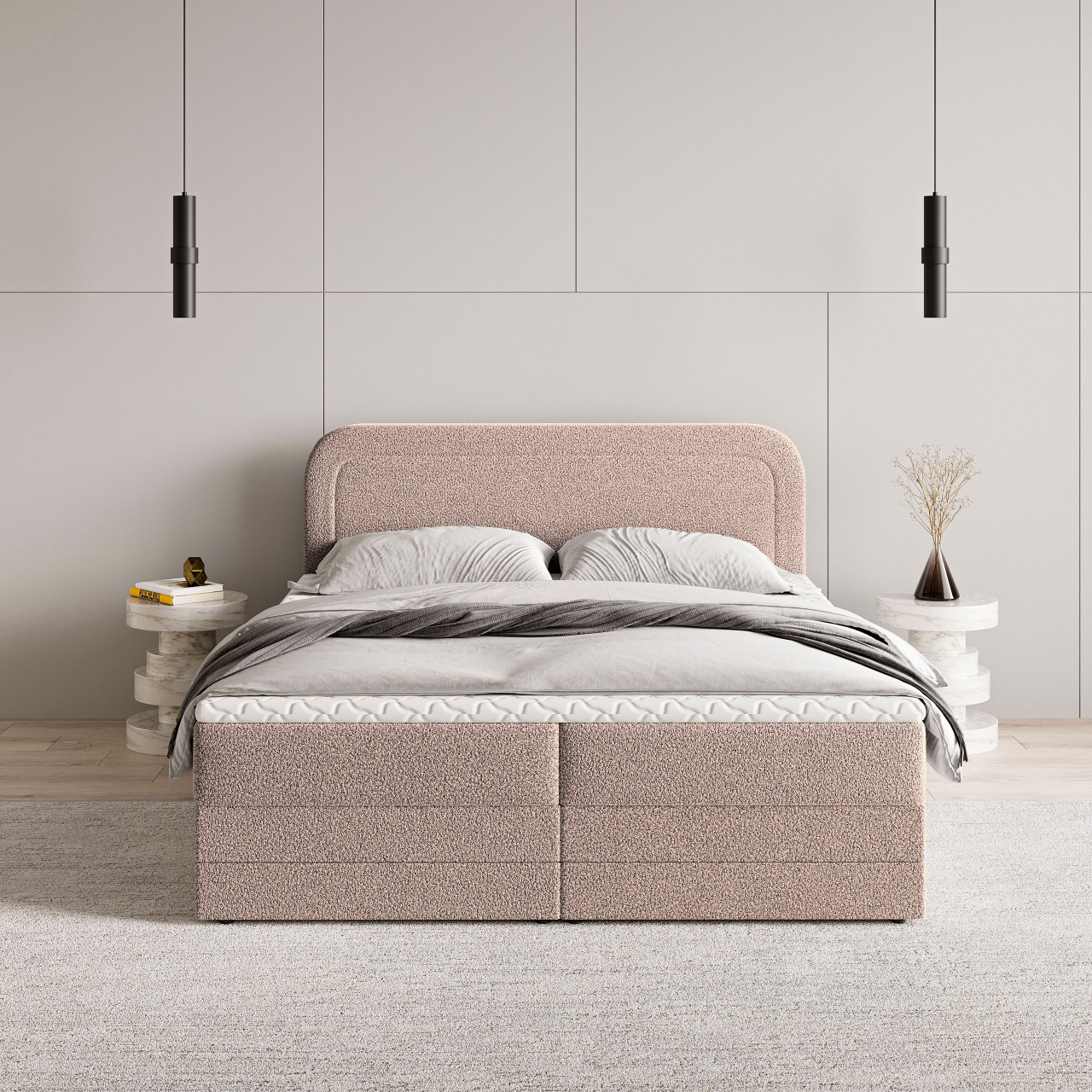 Akciós Armel NON boxspring ágy +ajándék fedőmatrac +ingyenes kiszállítás