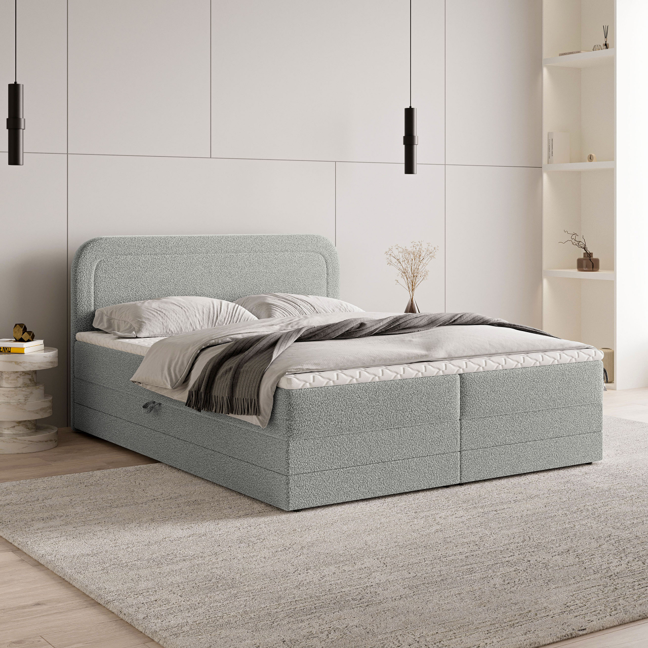 Akciós Armel NON boxspring ágy +ajándék fedőmatrac +ingyenes kiszállítás