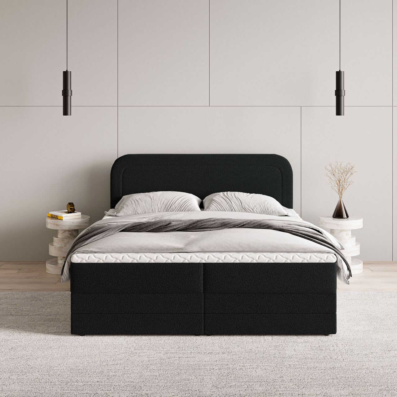 Akciós Armel NON boxspring ágy +ajándék fedőmatrac +ingyenes kiszállítás