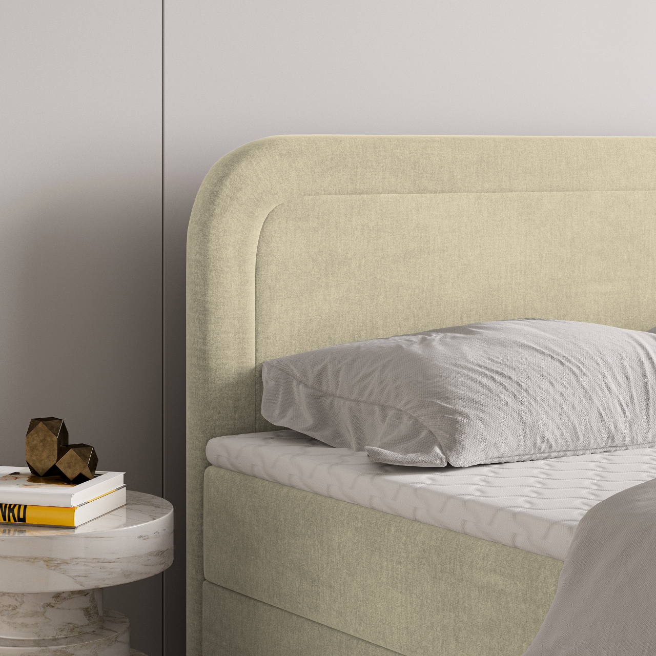 Akciós Armel boxspring ágy +ajándék fedőmatrac +ingyenes kiszállítás