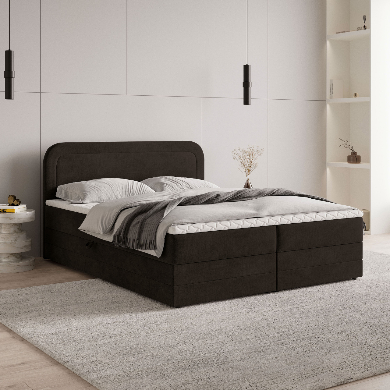 Akciós Armel boxspring ágy +ajándék fedőmatrac +ingyenes kiszállítás