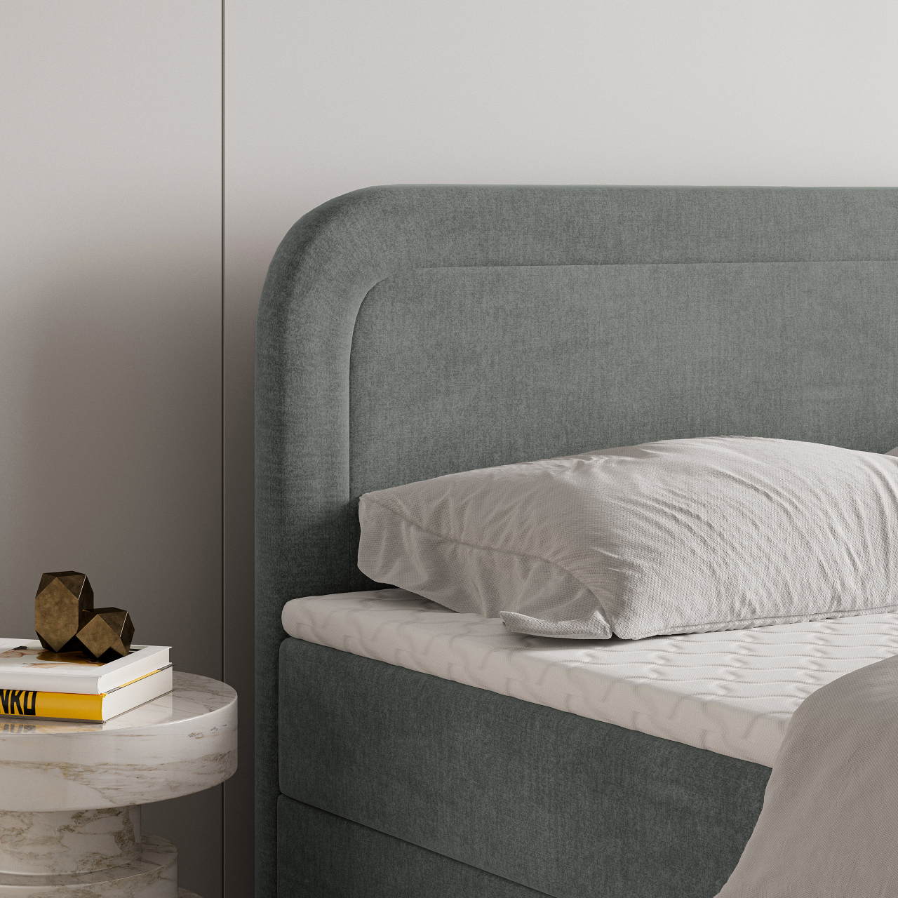 Akciós Armel boxspring ágy +ajándék fedőmatrac +ingyenes kiszállítás